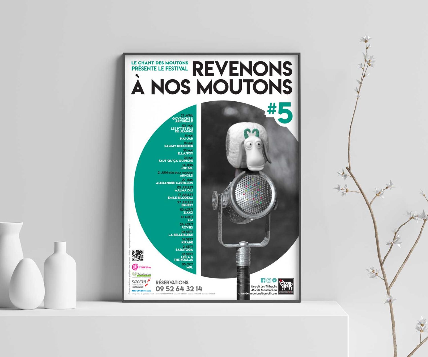 Le Chant des Moutons - Affiche - Com. Un Nuage.