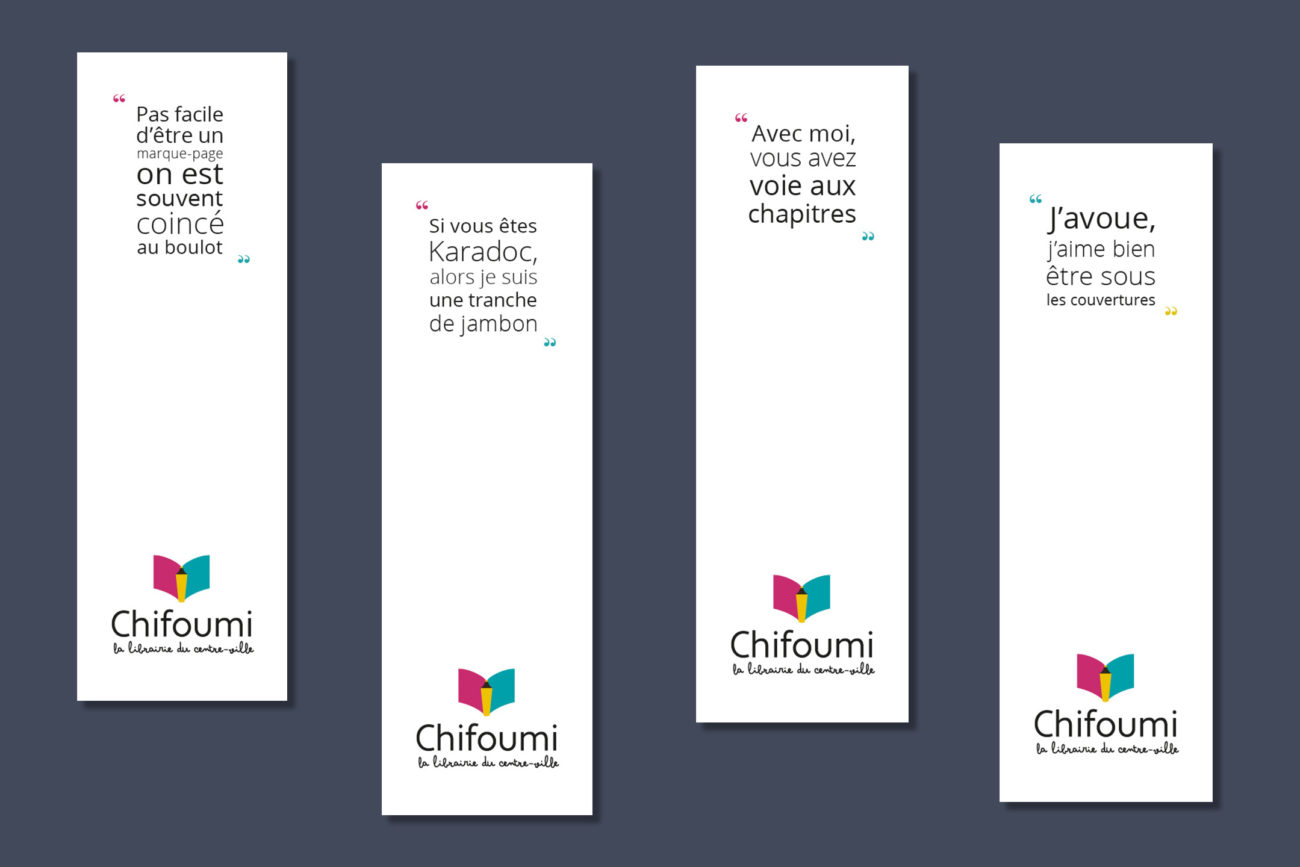 Marque-pages à l'humour décalé  