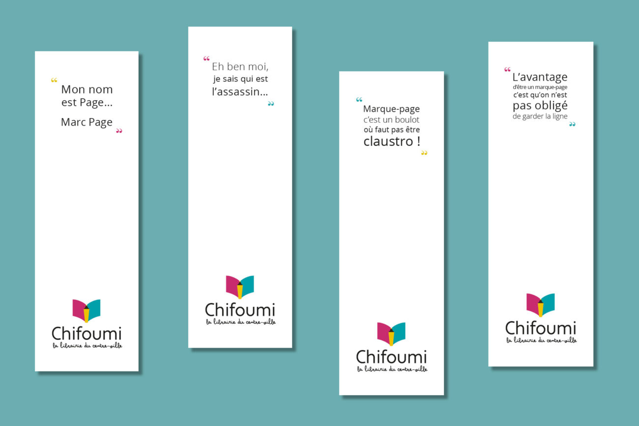 Marque-pages à l'humour décalé  