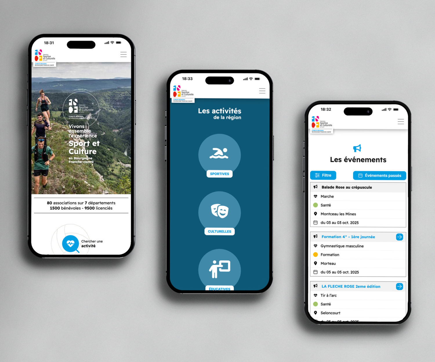 Refonte complète d'un site (public et intranet) pour une association régionale